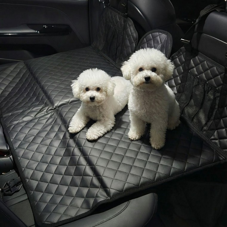 도모아 [국내생산] 차량용 강아지 카시트 애견 매트 방수 평탄화보드 자동차 뒷좌석 풀커버 시트패드 대형견, 1개, 더블_브라운 71,200원