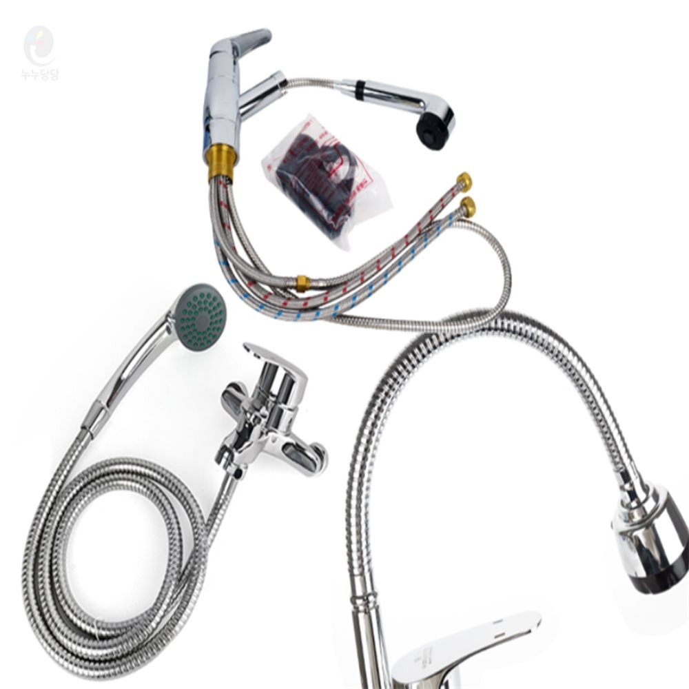 도리몰 온냉수 혼합꼭지 벽붙이 샤워용 수도꼭지 벽붙이 대붙이 주방용 샤워용 싱크대수전벽붙이수도꼭지 48,270원