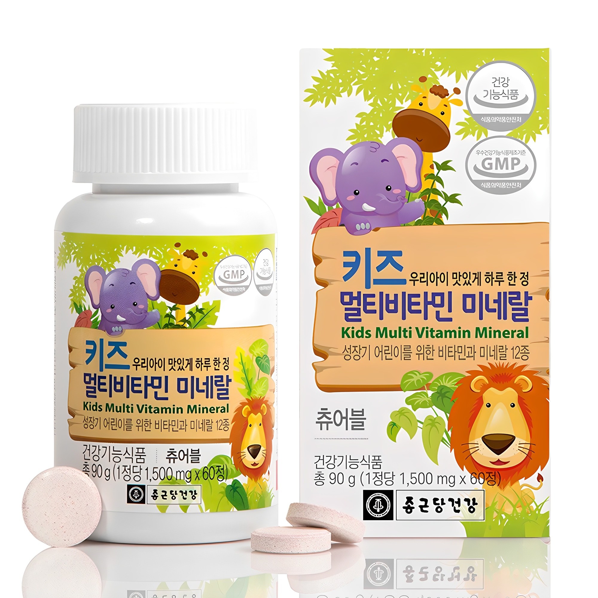 종근당건강 키즈 멀티비타민 미네랄, 60정, 1개 14,900원