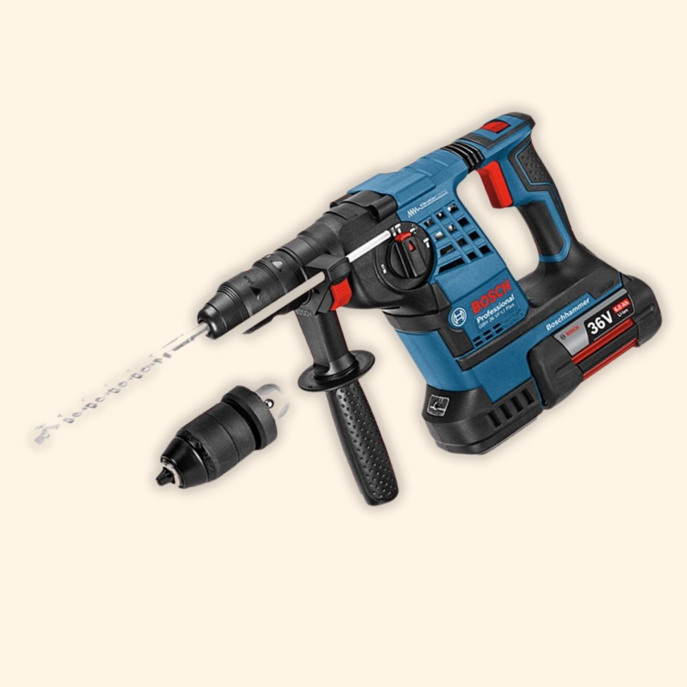 (수담스토어) 보쉬 38V충전해머드릴 GBH36VF-LIPlus 6Ah배터리2 충전기 1,765,390원