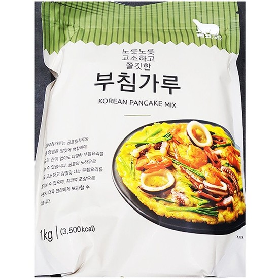 부침가루 곰표 1kg 가정 부침용 업소용 식당용 식자재 부침가루 부침개용 가루 식자재 6,000원