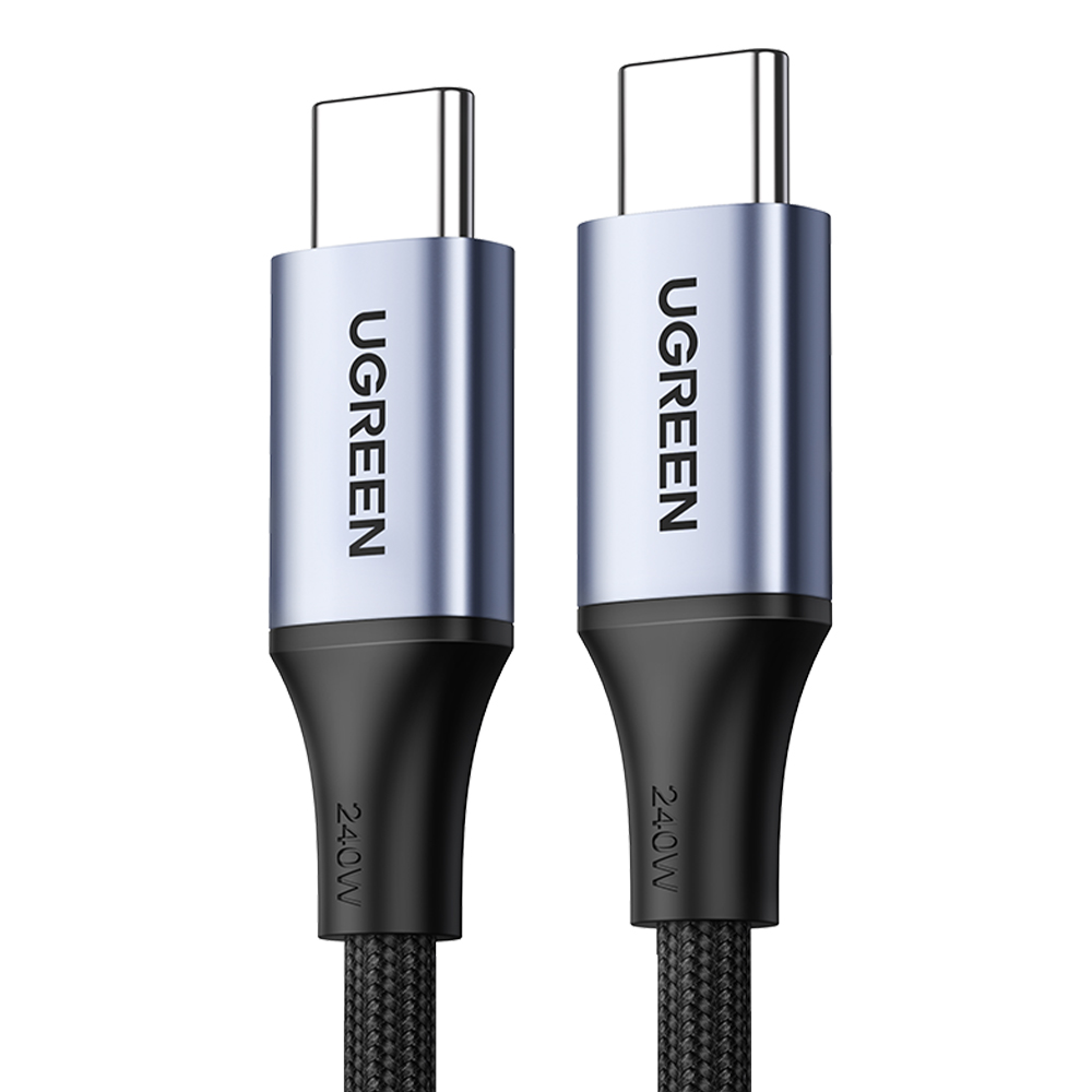 유그린 프리미엄 PD3.1 240W C타입-C타입 고속충전케이블, 1m, 블랙, 1개 11,220원
