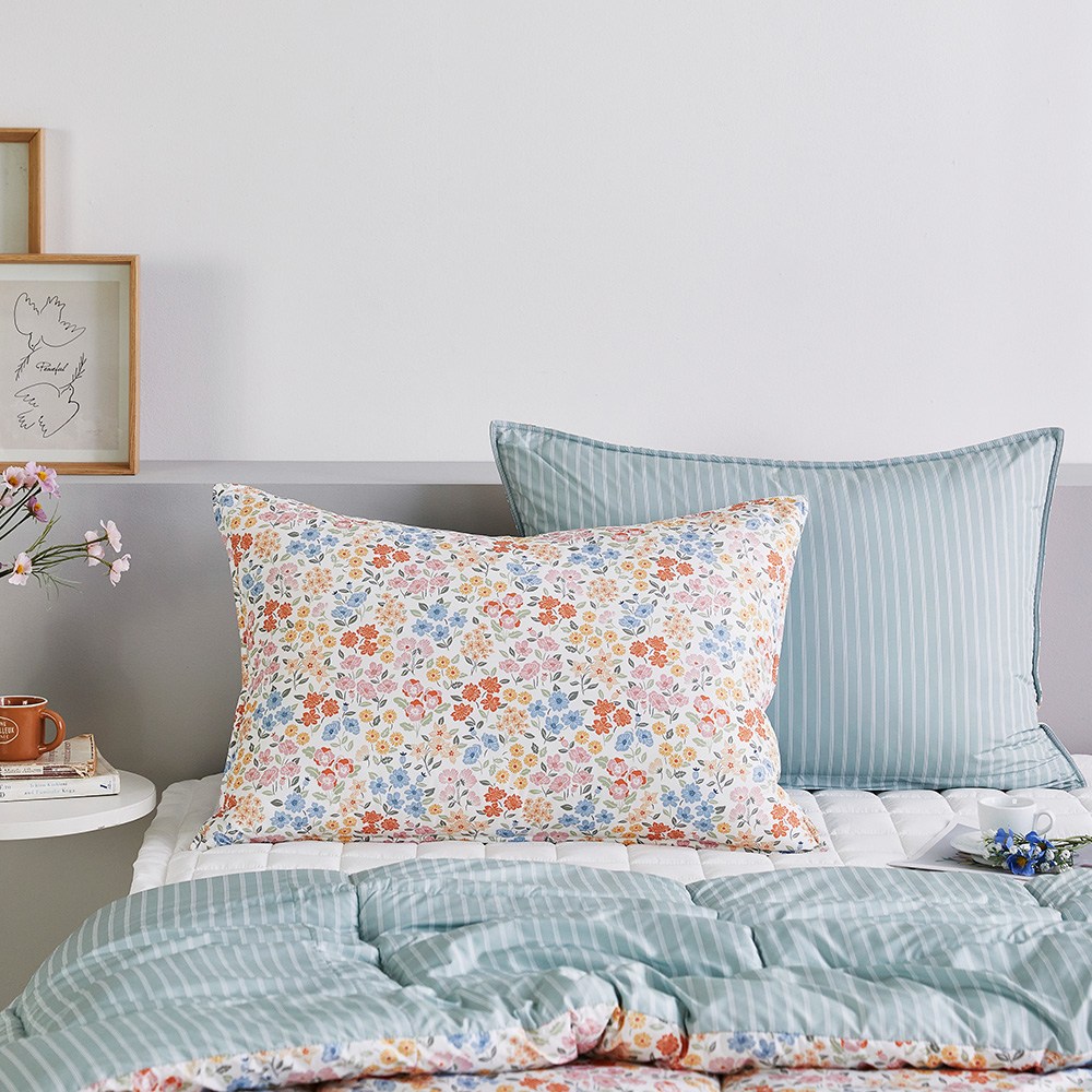 모던하우스 스웰 알러지케어 리버시블 베개커버 50x70 어텀가든-CV0325145 12,720원