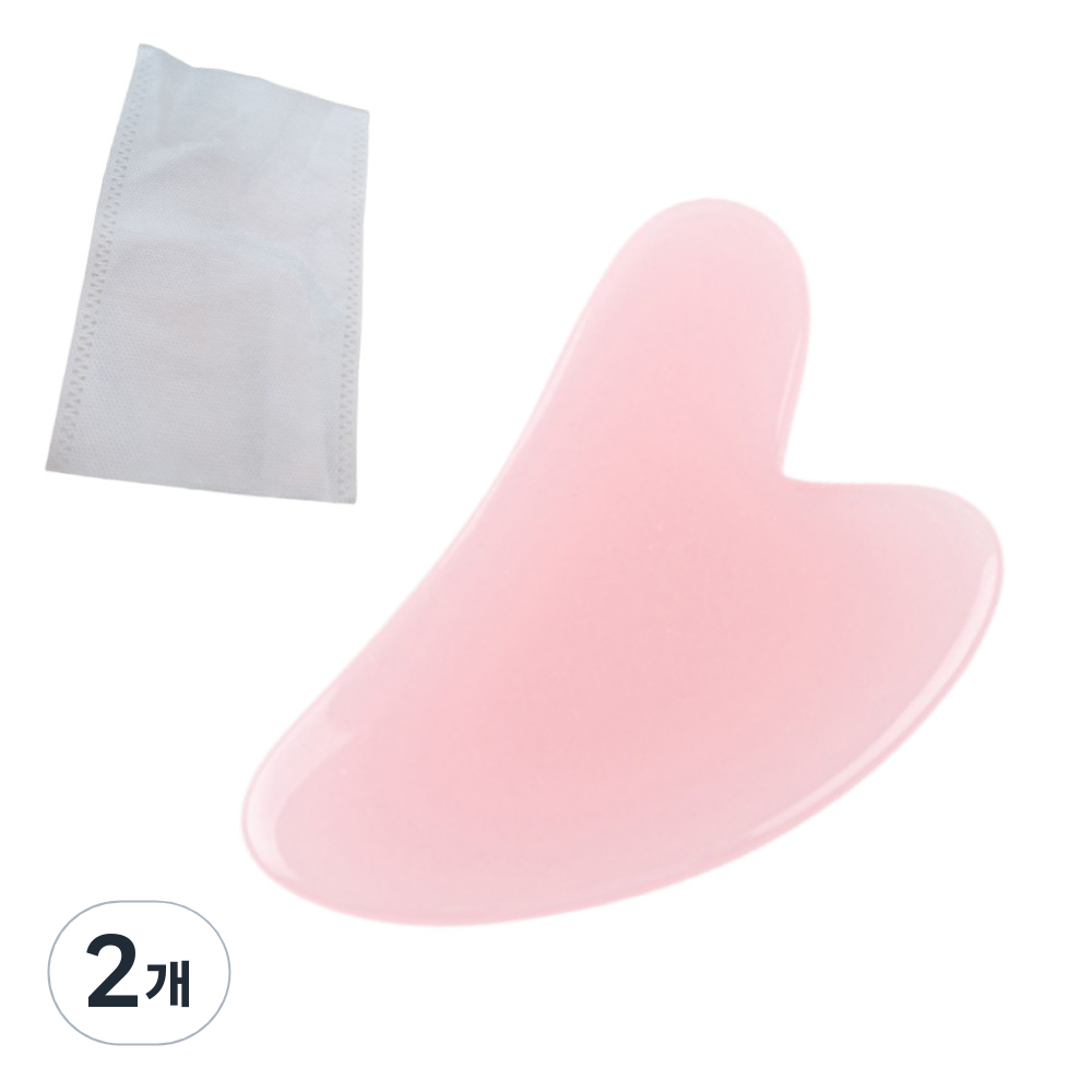 아이코어스 괄사 마사지기 + 오픈형 파우치, 핑크, 2개 7,600원