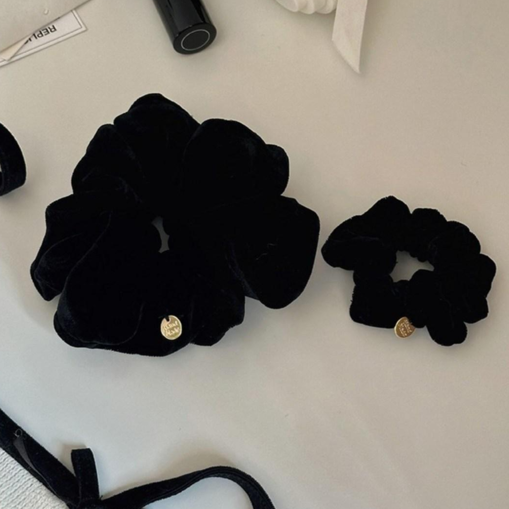 벨벳 헤어 곱창 밴드 세트 여성 고급 펜던트 머리끈 슈슈 스크런치 9,190원