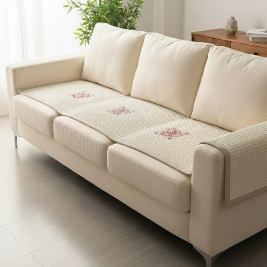 윤슬홈데코 논슬립 순면 누빔 쇼파패드 3인용 4인용 돌 패브릭 쇼파매트 142,900원