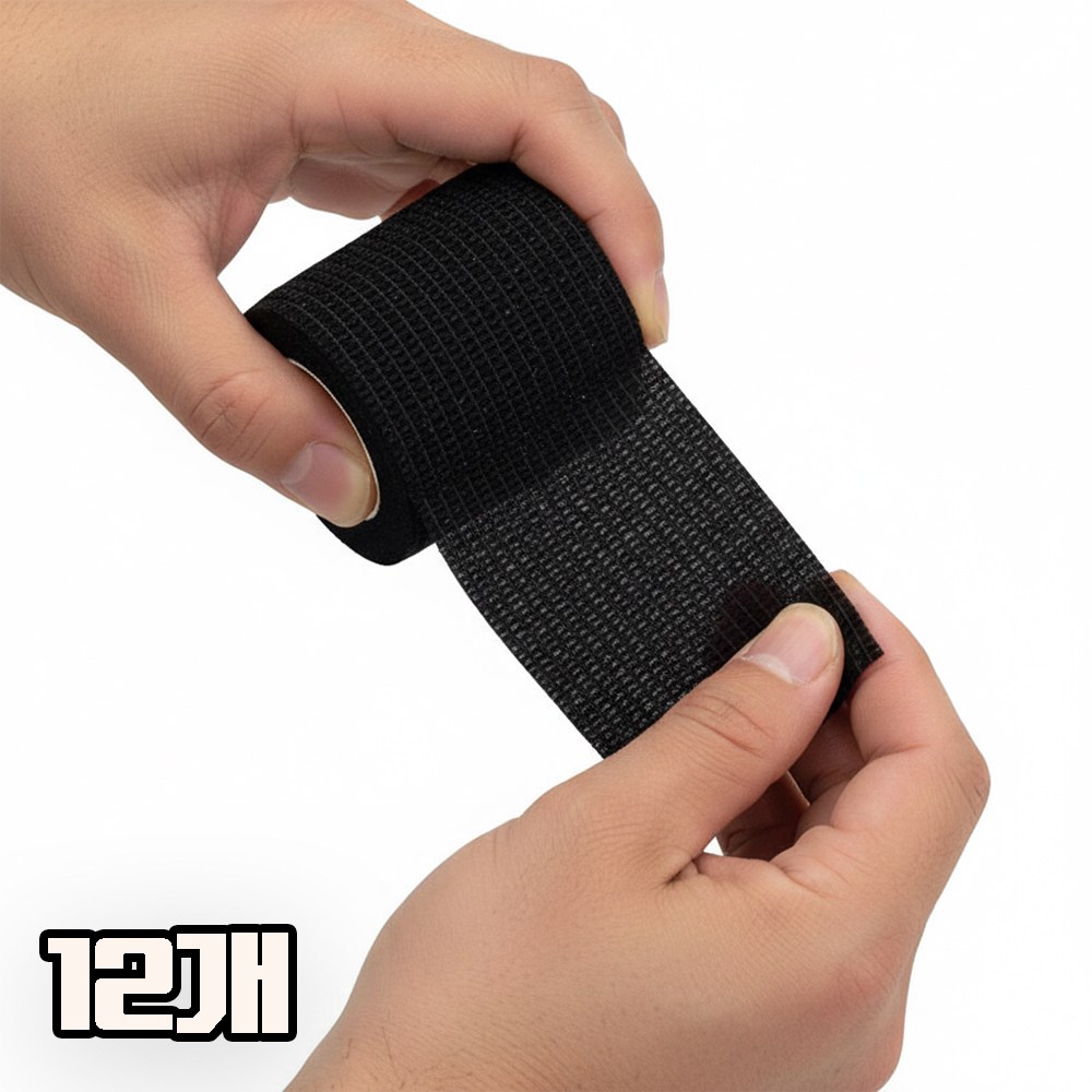디그램 미끄럼방지 타투 반영구 그립 테이프, 12개, 블랙 12,000원