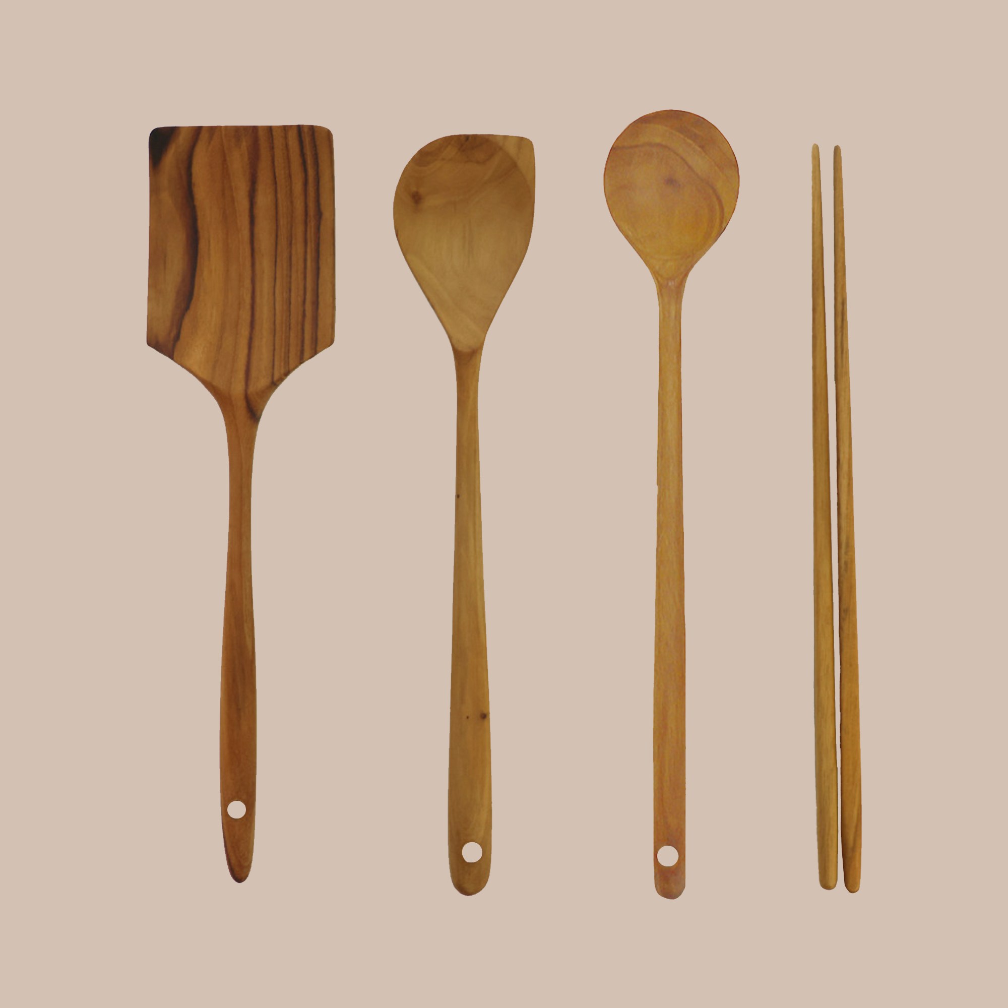 티크 나무 조리도구세트 4종 세트 20,200원