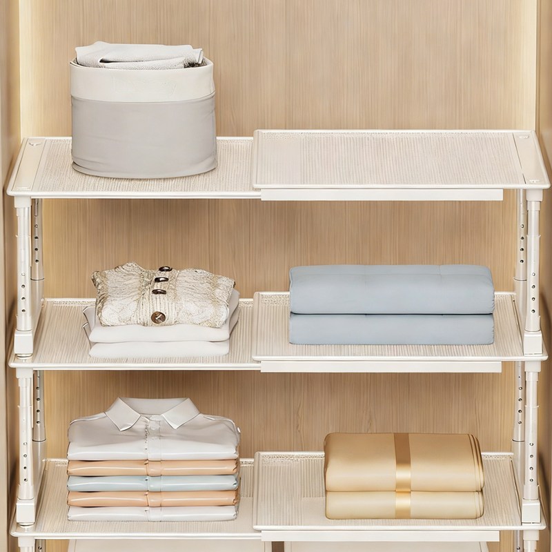 Shipshape 길이조절 옷장 레이어드 칸막이 확장형 펀칭 수납정리대 17,800원