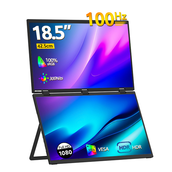 BSCONN 베쓰콘 18.5 인치 FHD IPS 접이식 듀얼 스크린 노트북 확장 모니터 DEX 포터블 모니터 475,000원