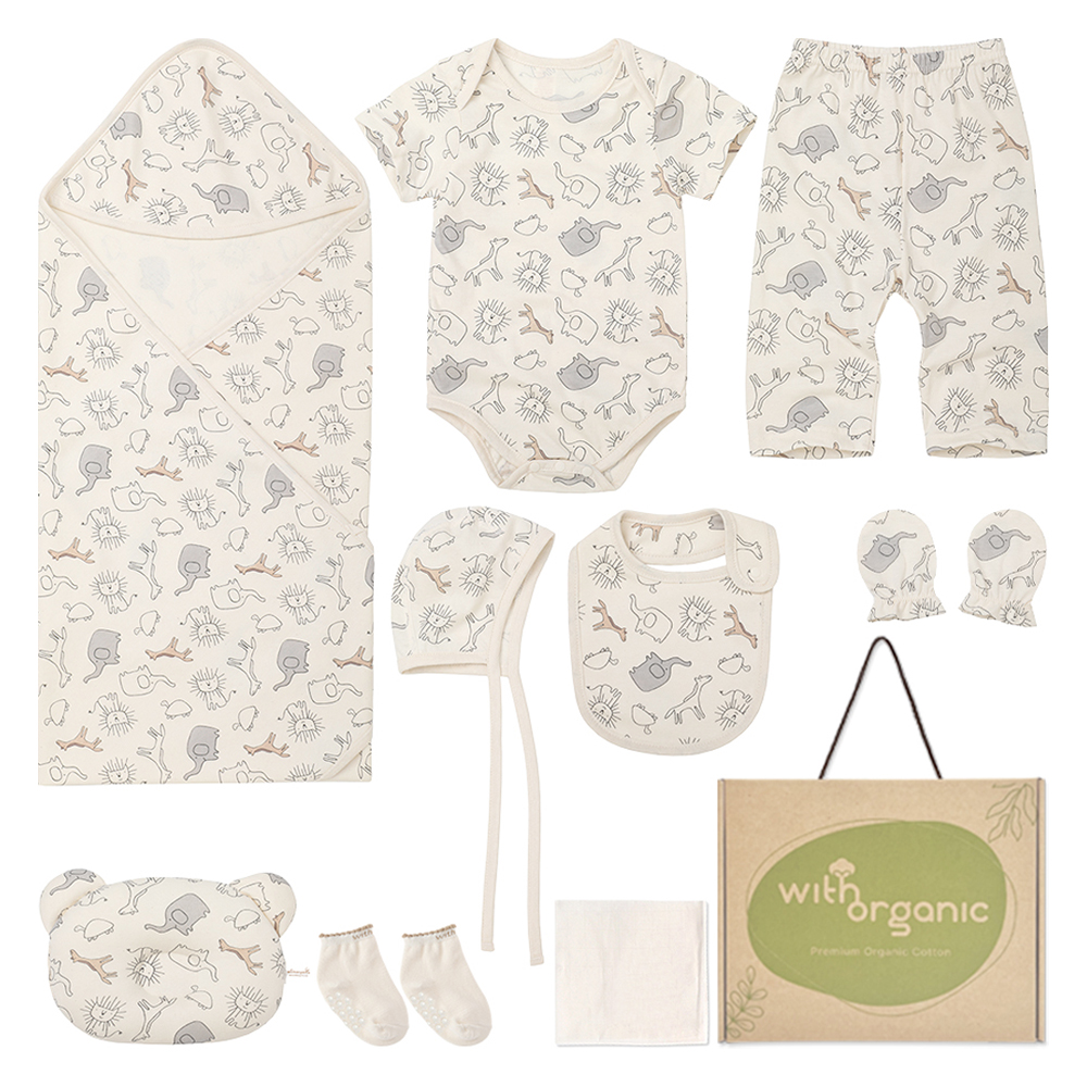 위드오가닉 유아용 오가닉 여름 출산 선물 세트 65,380원