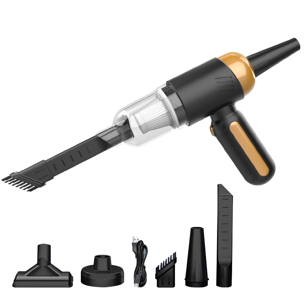 GGAGU 무선 청소기 차량용 다용도 먼지흡입+바람부는 겸용 초강력 미니 소형 핸디청소기 송풍기 에어건, 블랙 24,900원