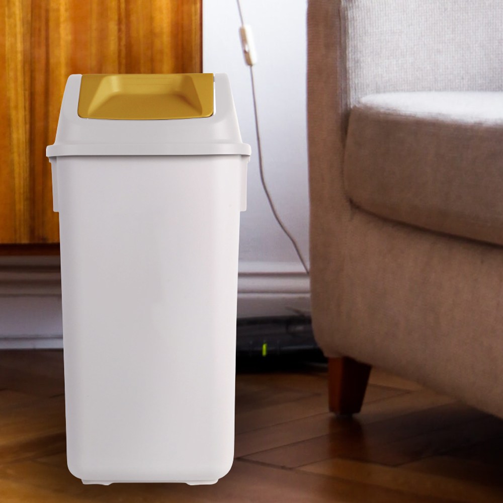 창신리빙 스윙 쓰레기통 국민휴지통 25L, 머스타드, 25L 16,900원