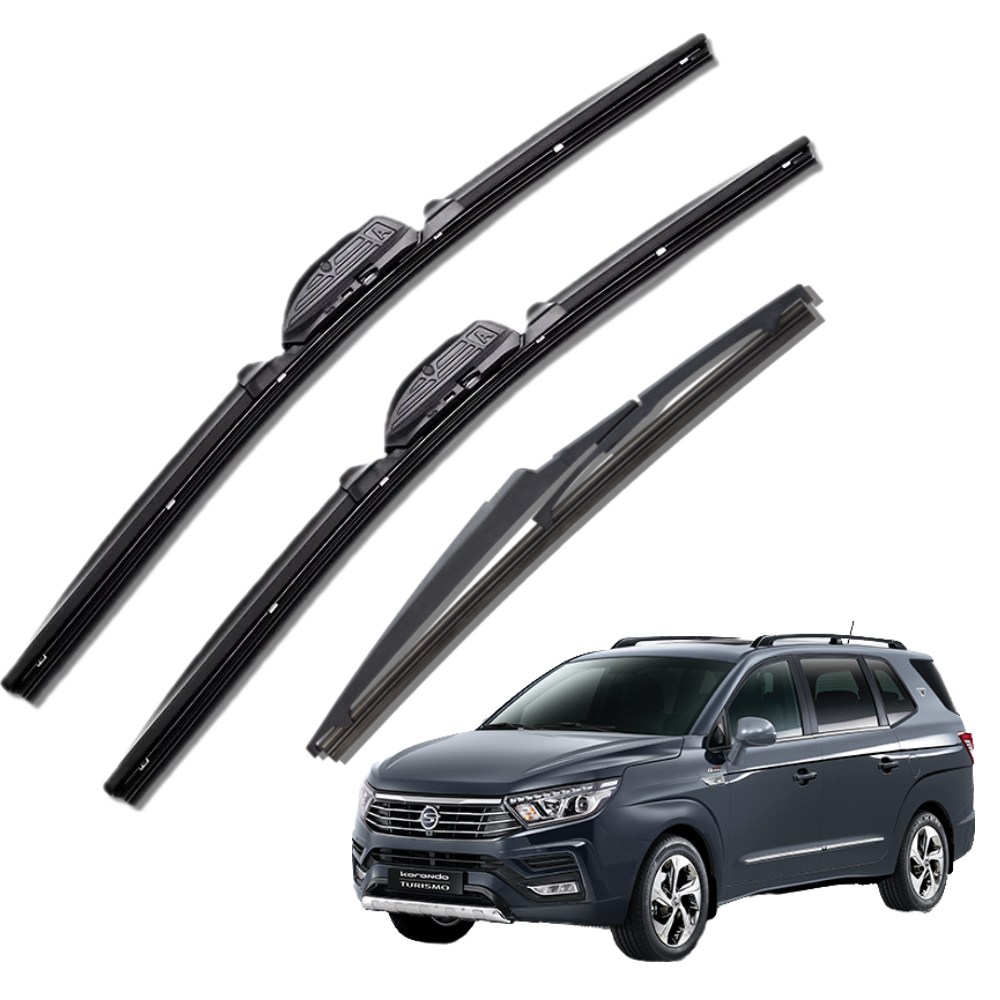 쌍용 KG모빌리티 코란도 투리스모 자동차 프리미엄 하이브리드 와이퍼 전면 후면 1+1+1 23,800원