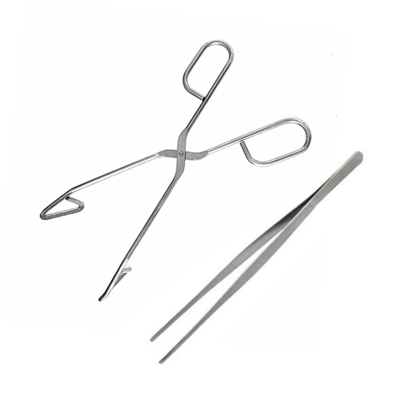 메르드보네르 올스텐 위생 고기 집게 세트/ 삼각집게&핀셋집게, 1세트, 크롬실버 26,370원