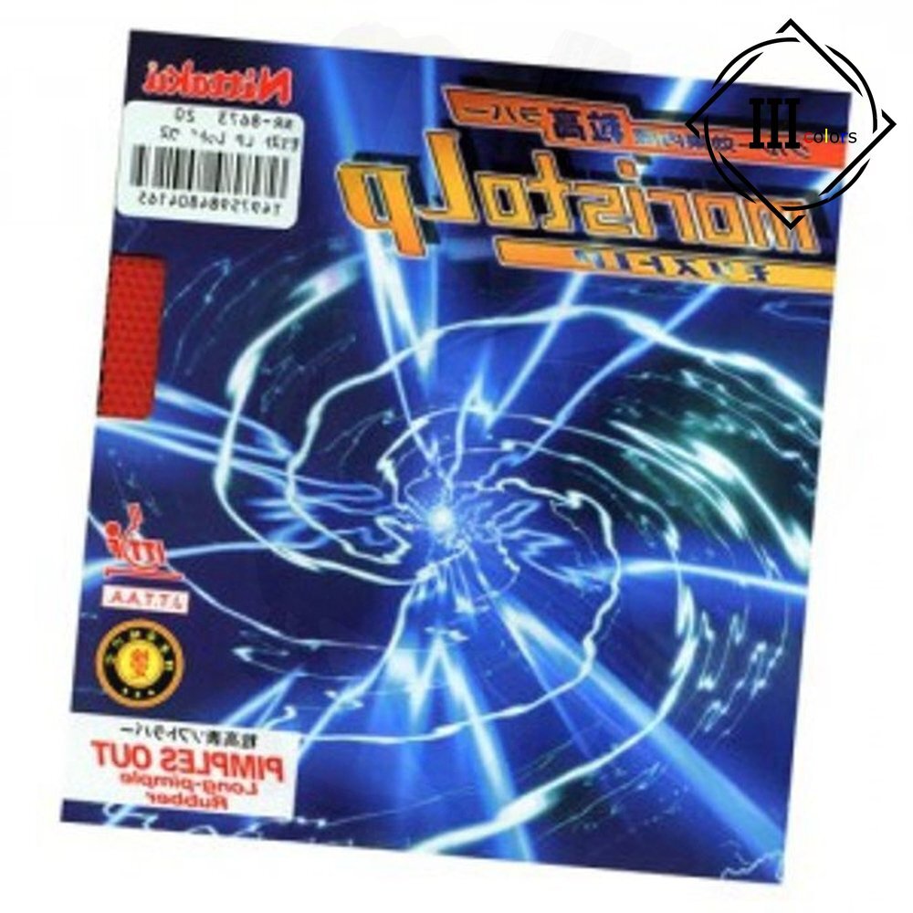 탁구 라켓 러버 교체용 롱핌플 닛타쿠 모리스토 부착형, 1개, 디크리 빨강_극박(0.9mm-1.1mm) 161,770원