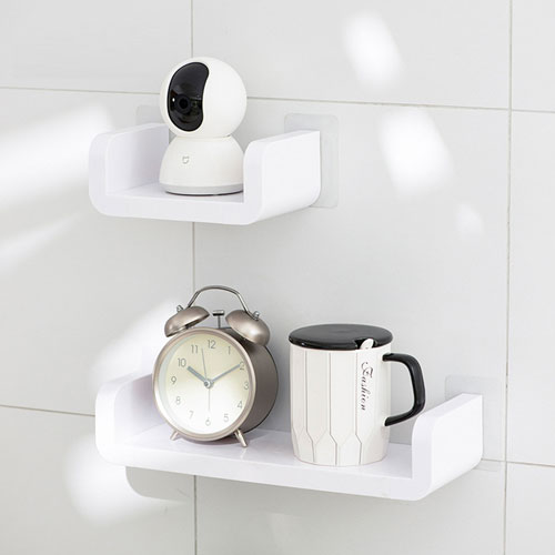 무타공마켓 접착식 심플 벽선반 무지주 인테리어 스티커접착 13,000원