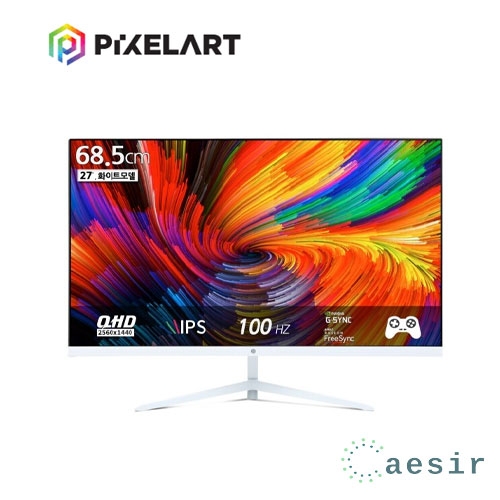 픽셀아트 PIXELART PAQ2710W IPS QHD 리얼 100 게이밍 화이트 [무결점] 159,000원