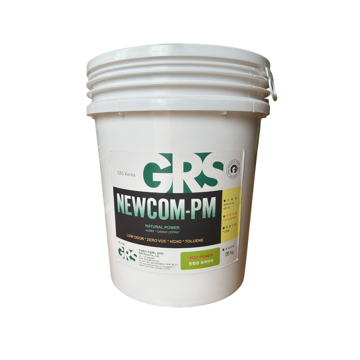 NEWCOM-PM 수성 프라이머 20kg l 친환경 하도용 프라이머 콘크리트 목재, 1개, 20kg, NEWCOM-PM (수성 프라이머) 167,200원