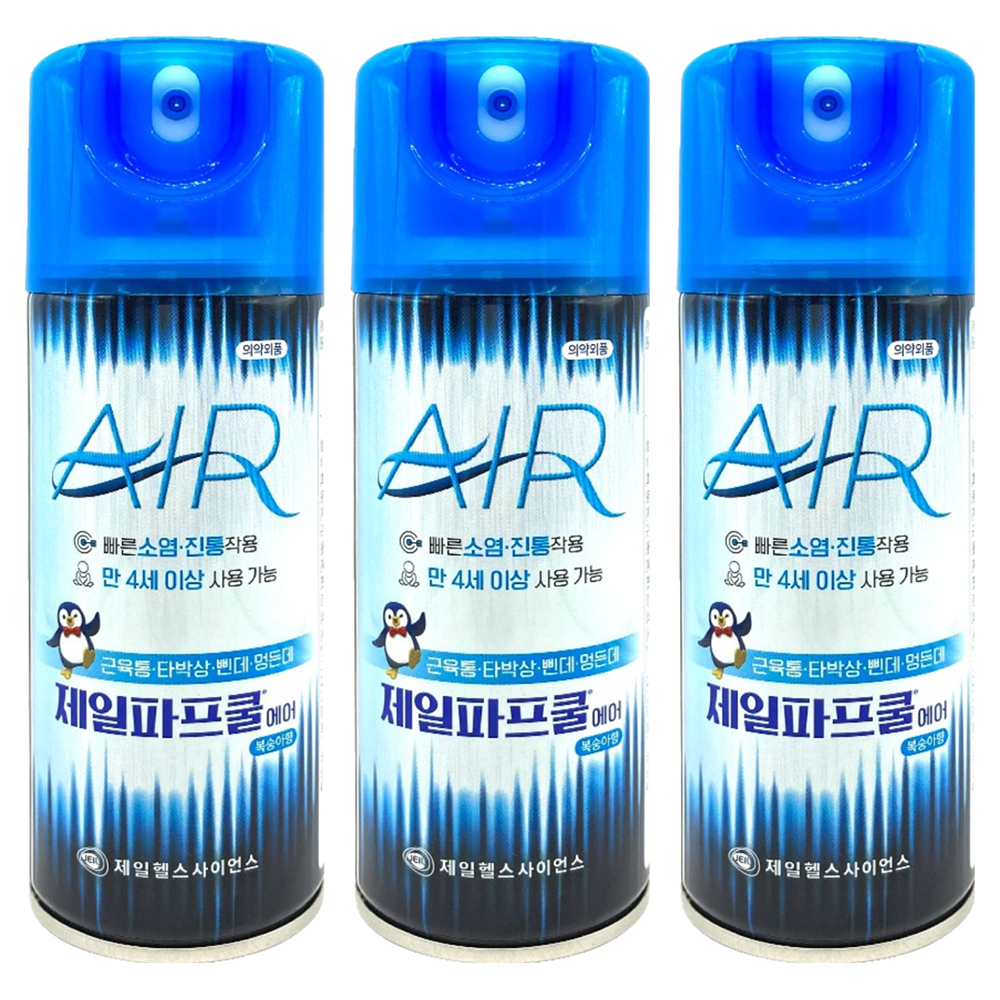 제일헬스사이언스 제일 파프쿨 에어 180ml, 3개, 1개입 7,180원
