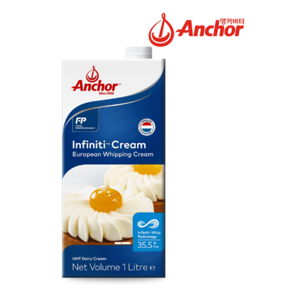 앵커 인피니티 휘핑크림 1L ANCHOR 앵커휘핑크림[아이스박스포함] 45,900원