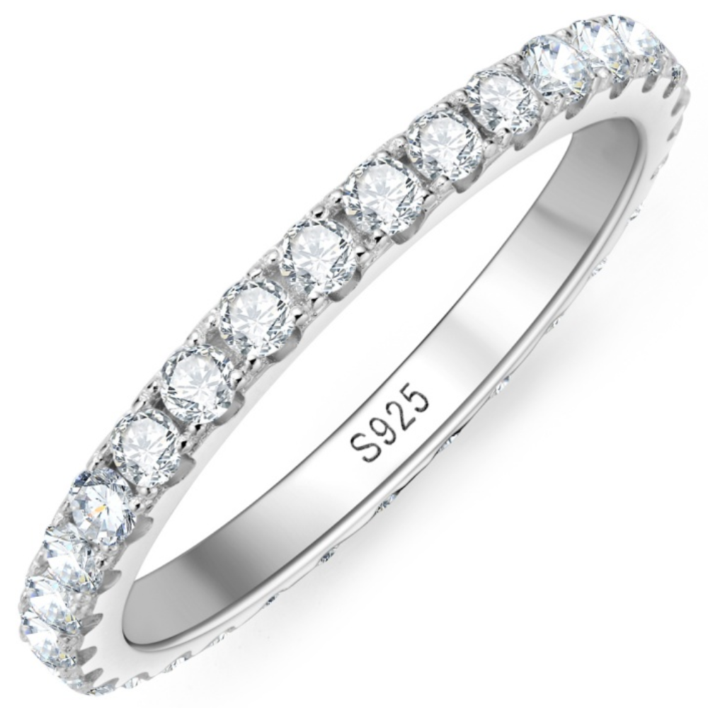 925 순은 모이사나이트 테니스 반지 이터니티 링 GRA보증서 웨딩밴드 약혼반지 데일리 주얼리 선물 67,900원