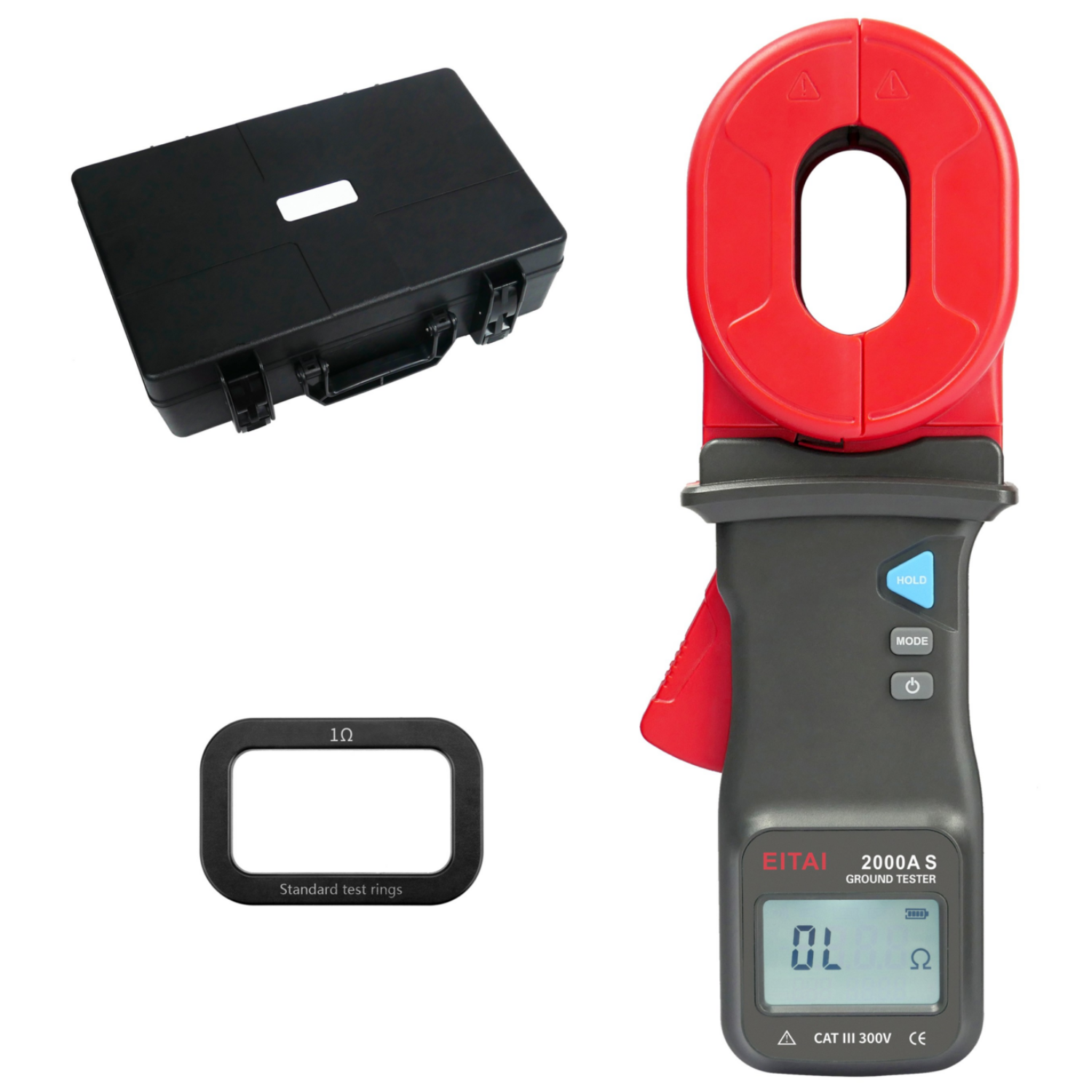 [EITAI전자] EITAI2000A-S Gen2 접지 저항 측정기, 0.01옴-500옴 해상도, 공장 직판, 클램프 방식 접지 저항 테스터 249,990원