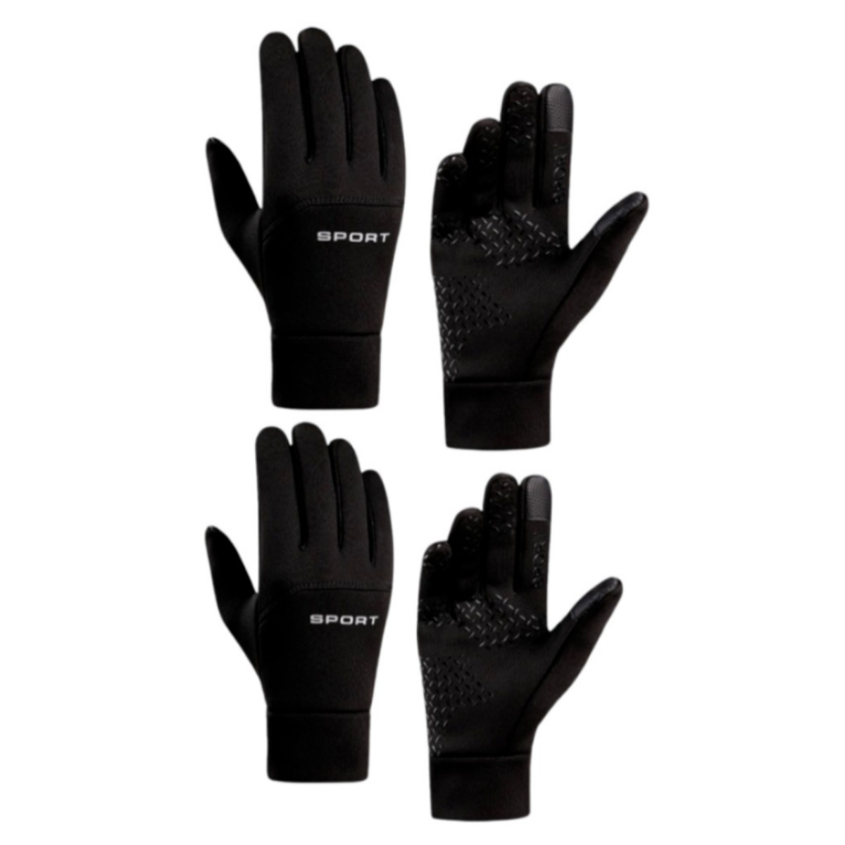 리빙대장 겨울 터치 방한 털장갑 기모 장갑, 4쌍세트구성 19,800원