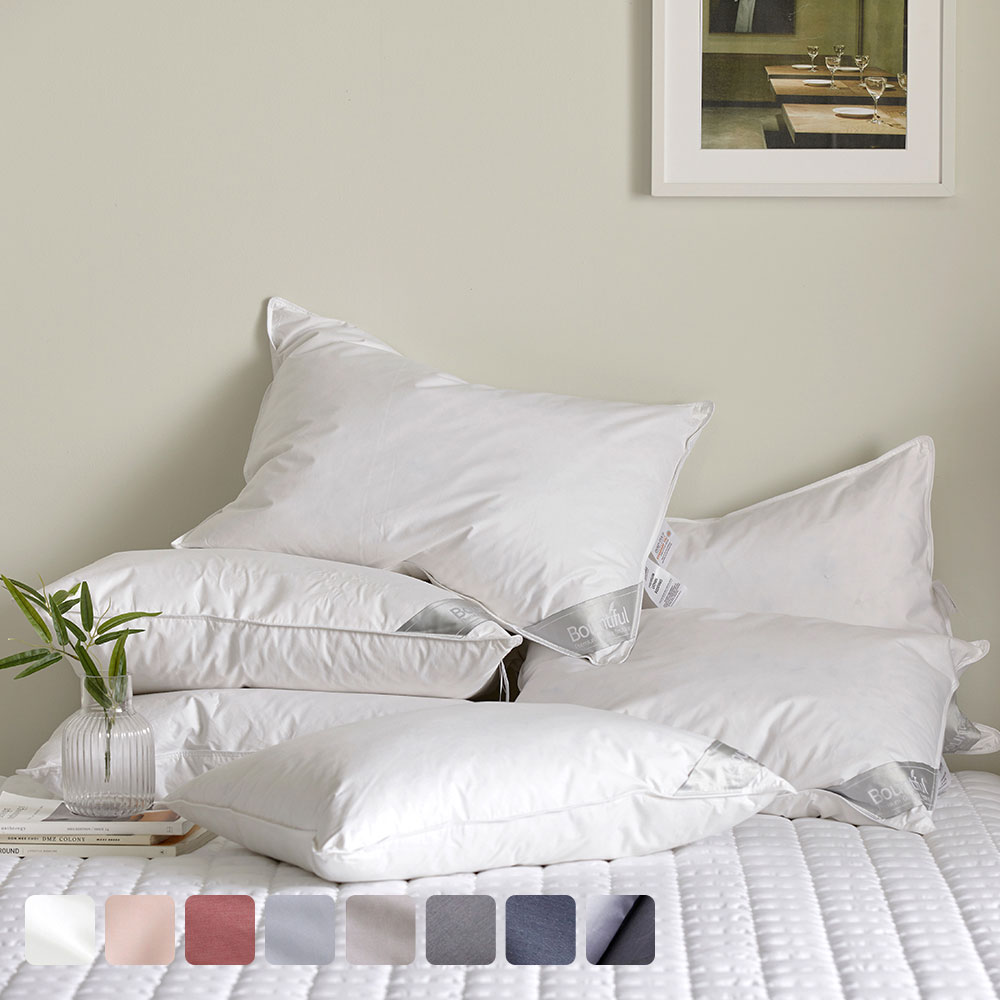 [바운티풀] 특급호텔침구 50x70 구스다운 1100g 베개x모달커버 45,350원