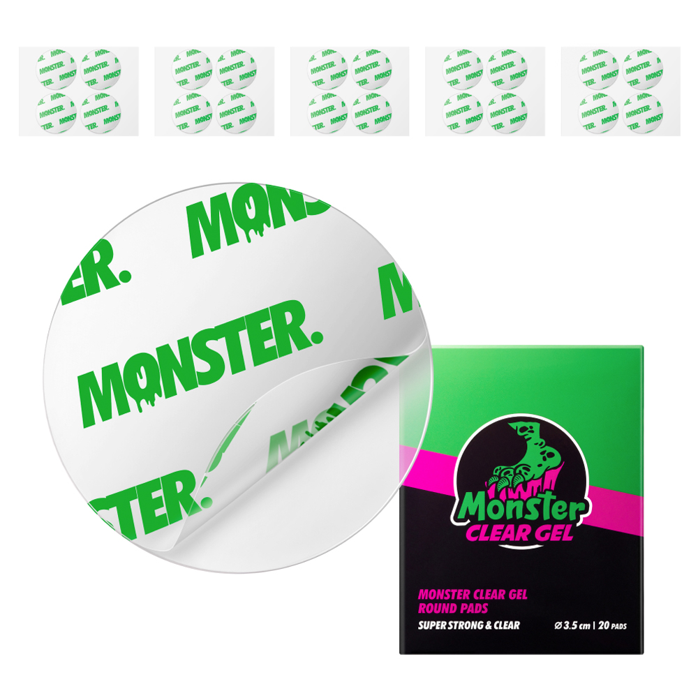 몬스터겔 초강력 간편고정 원형 스티커형 스마트톡 양면테이프 35mm 20p, 투명, 1세트 10,900원