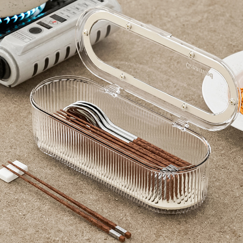 존글로벌 뚜껑있는 투명 수저 정리함 5,190원