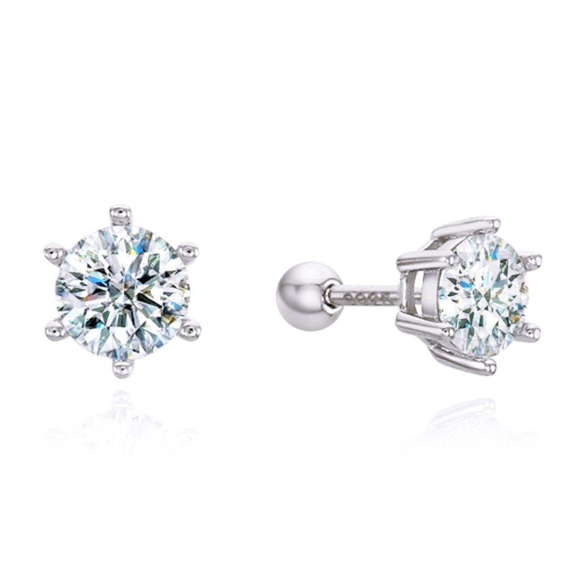 에바주얼리 모이사나이트 피어싱 귀걸이 D칼라 30,800원