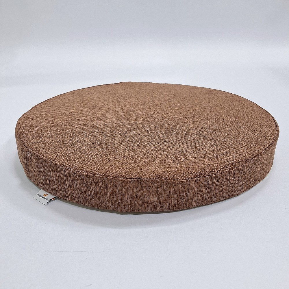 띵덕 원형 린넨 가죽 도톰한 성인 키높이 높은 마카롱 방석 40cm 8,200원