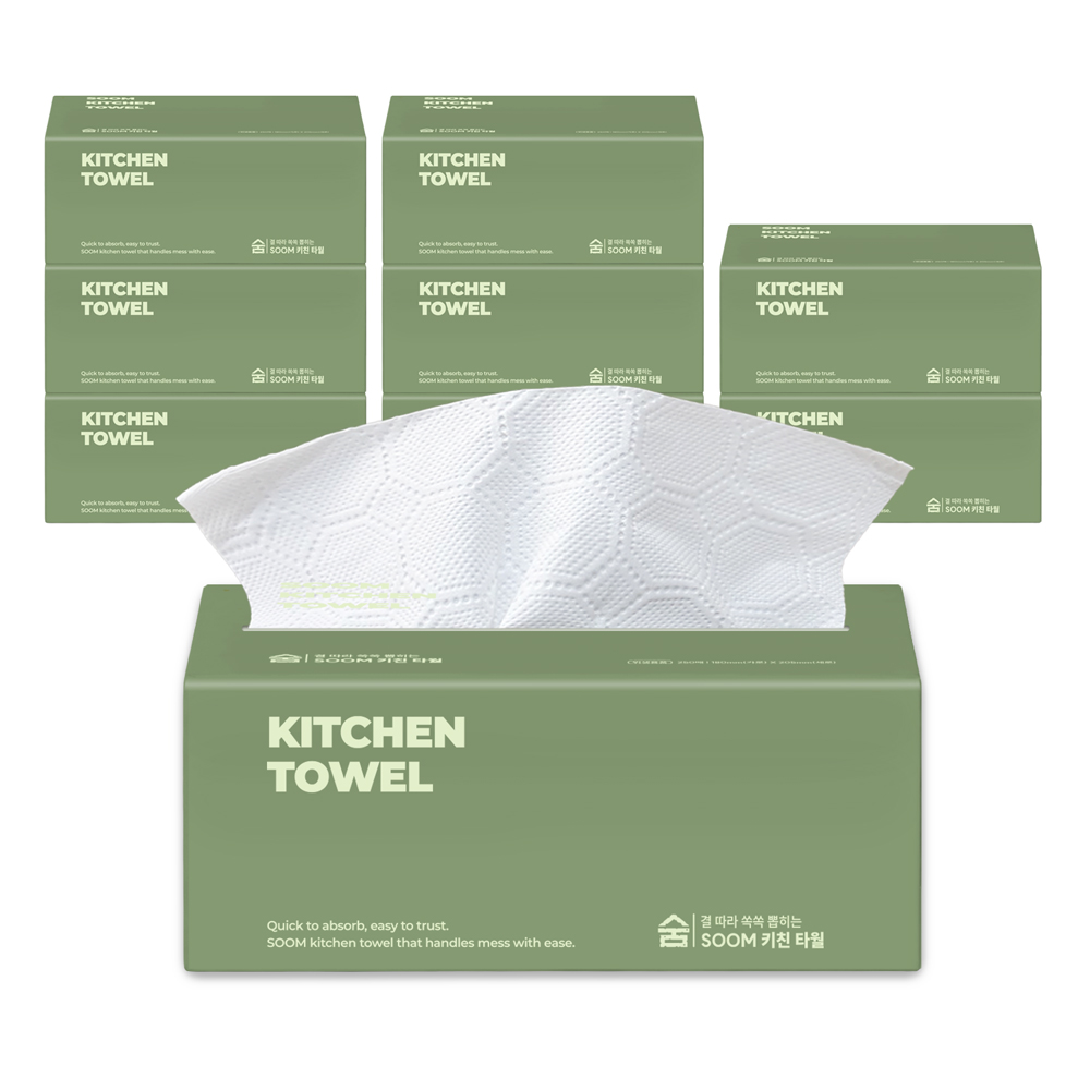 숨 뽑아쓰는 키친타올 3겹 100매 9개입 팝업티슈, 9개, 100매 9,890원