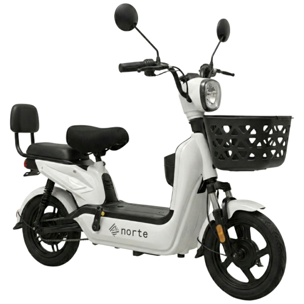 전동 스쿠터 전기 자전거 팻바이크 성인용 출퇴근 미니벨로, 화이트, 스틸 519,000원