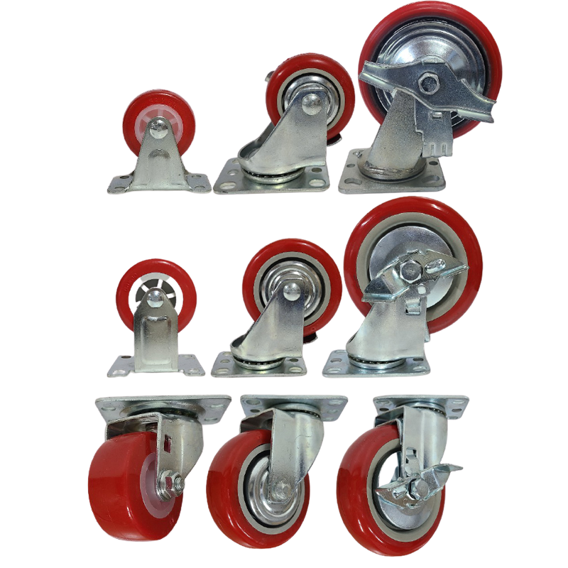 PVC 경량 캐스터 대차 바퀴 800원