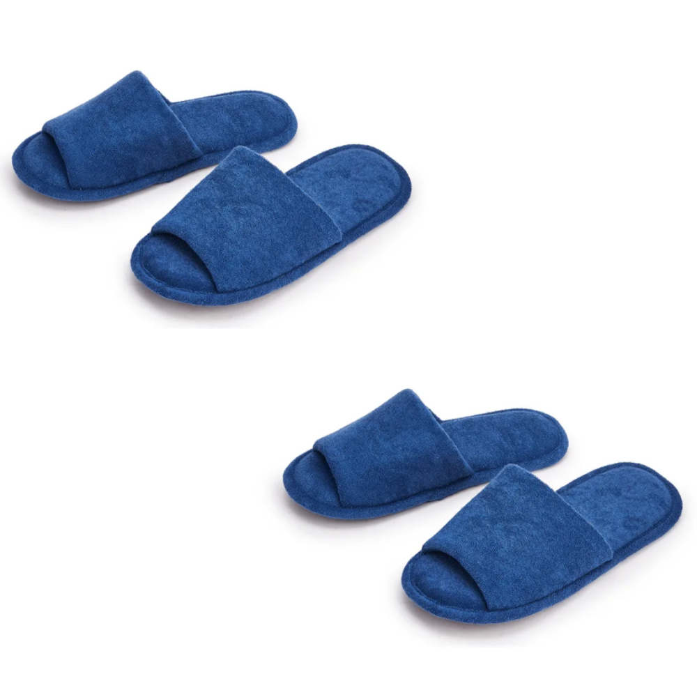 모다데코 1+1 타올지 워셔블 거실화 층간소음 방지 발편한 실내 슬리퍼, 1개, 블루+블루 14,900원