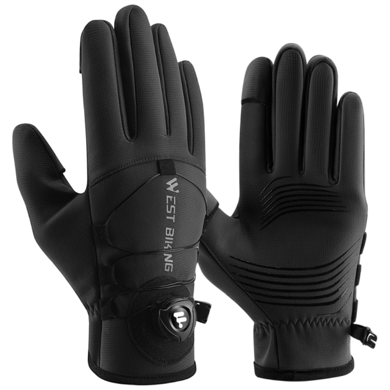 WEST BIKING 겨울 자물쇠 기능 방한 장갑 터치스크린 전손가락 라이딩 MTB 스포츠 장갑 17,550원