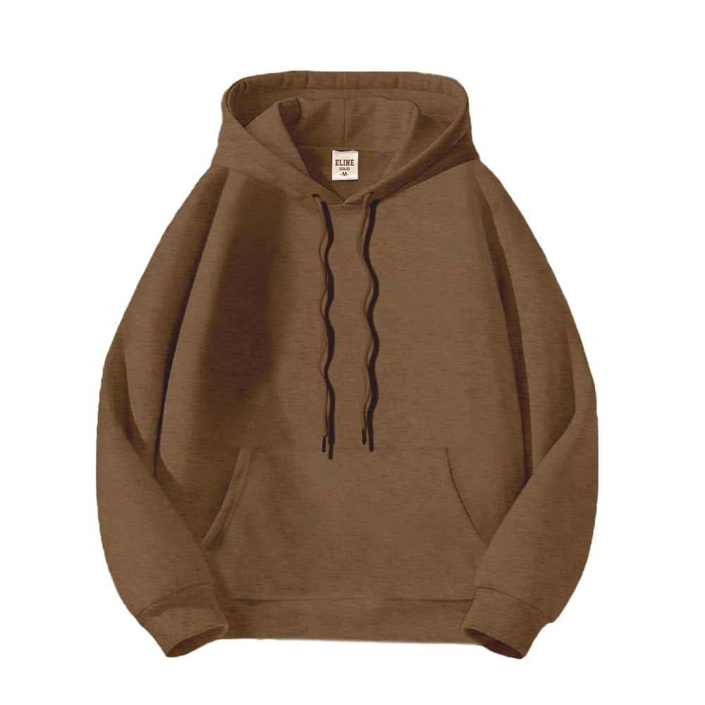 이라인 국산 세미오버핏 무지 후드티 특양면 커플룩 남녀공용 25,700원