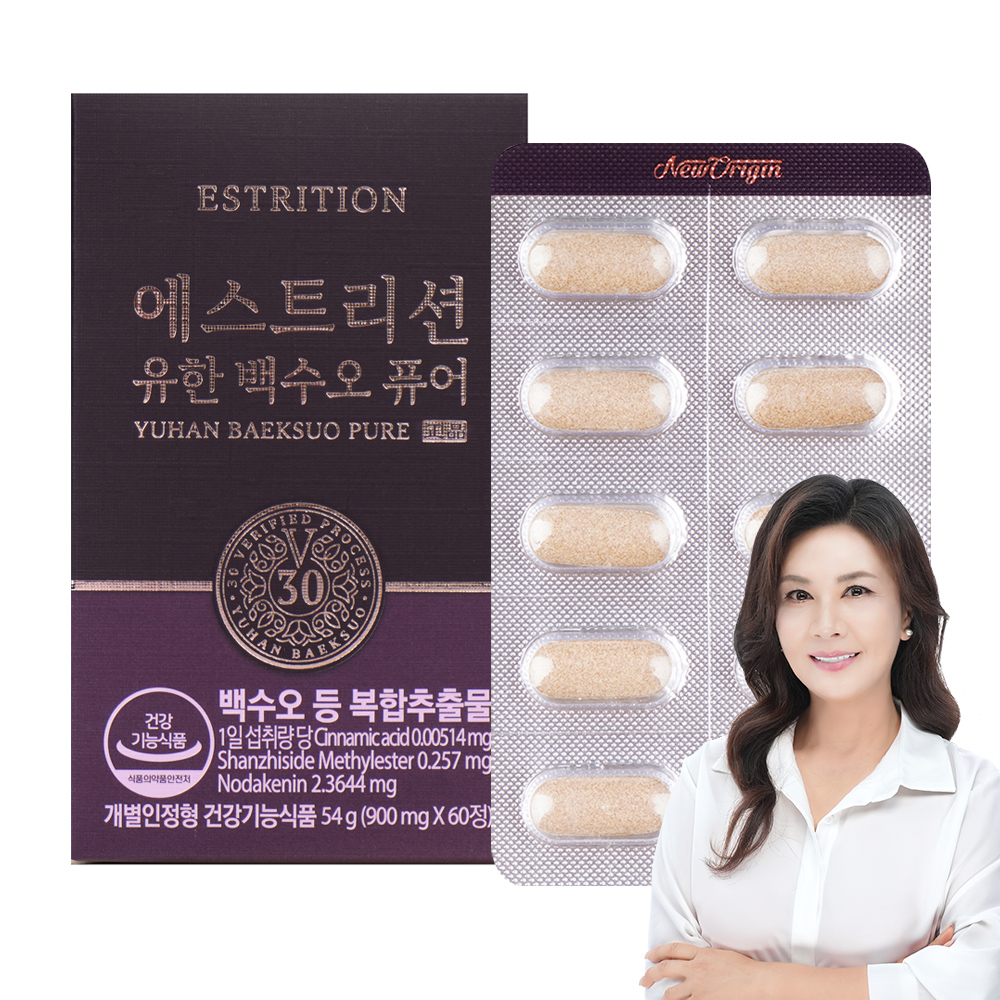 유한건강생활 에스트리션 유한 백수오 퓨어 60정 32,000원