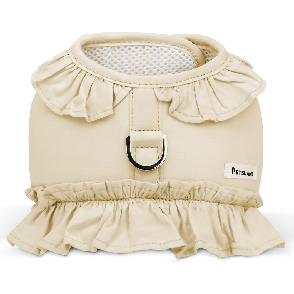펫츠랜드 강아지 루나 프릴 하네스, 아이보리, 1개 14,000원