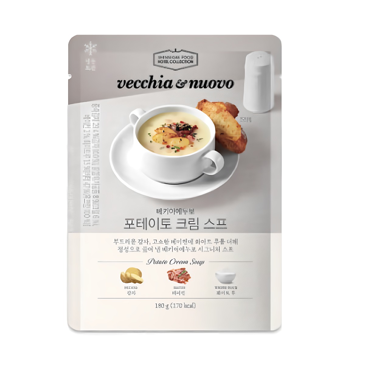 베키아에누보 스프 180g 3종 9개 골라담기(포테이토 머쉬룸 브로콜리 치즈) 23,850원