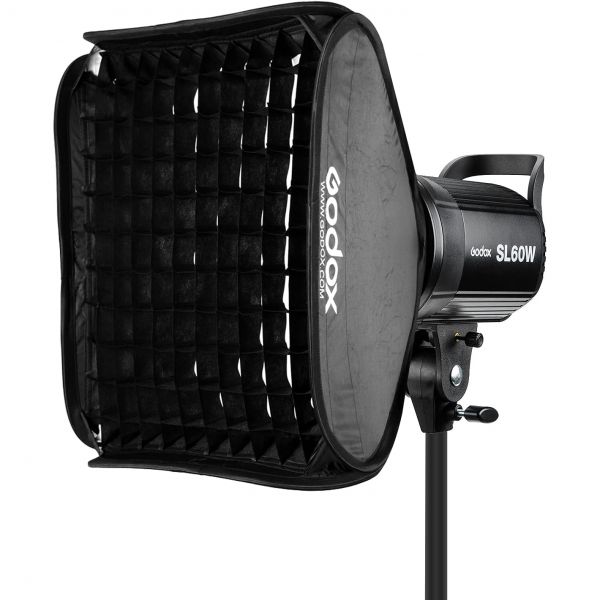 고독스 SL-60W 80CMX80CM 소프트박스 그리드 키트 업그레이드 버전 60W 5600±300K 보웬스 마운트 LED 연속 비디오 라이트 433MHz 그룹화 시스템 녹화 274,300원
