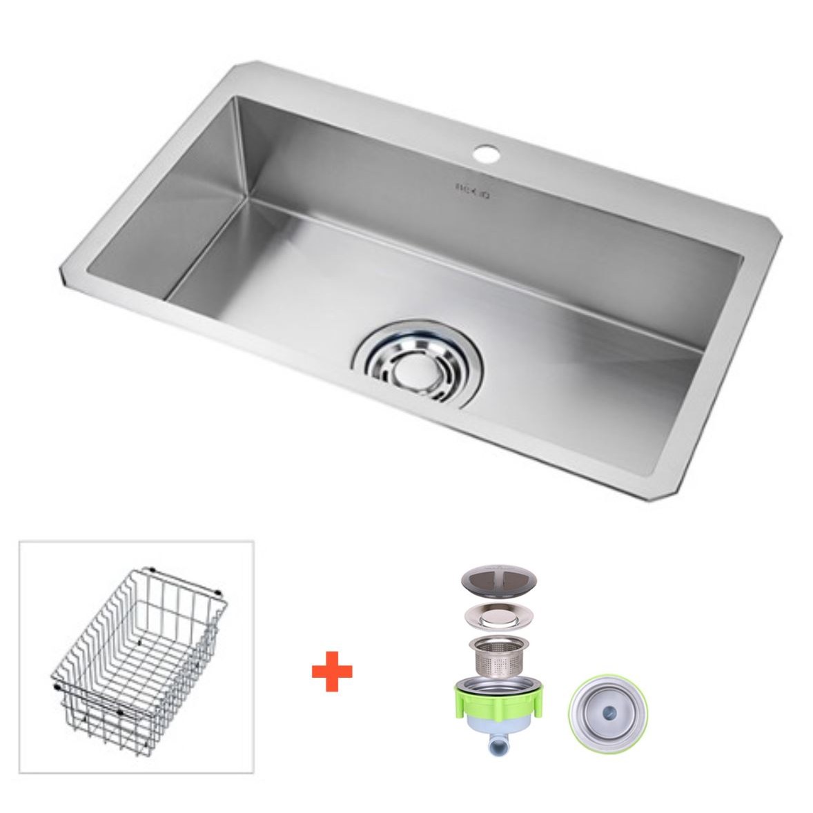 백조싱크SWSR 900 리폼 주방 사각 싱크볼 교체 올스텐 배수 480,000원