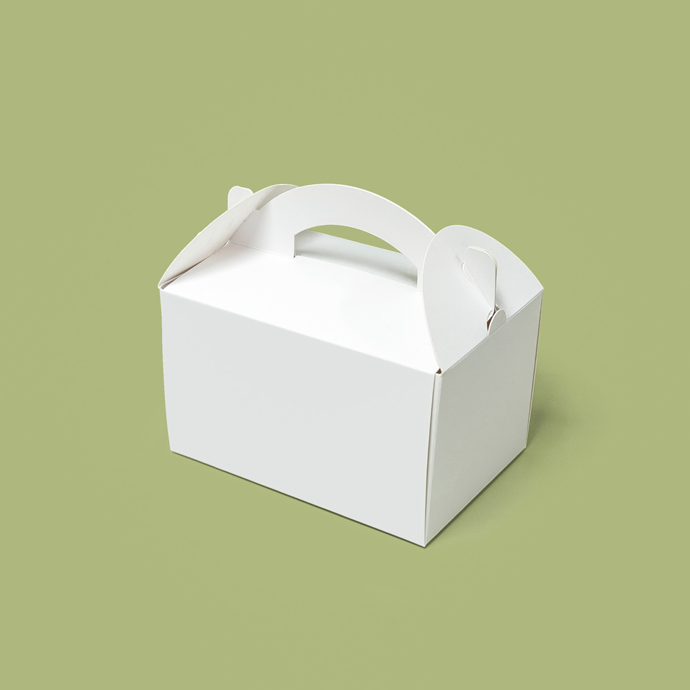 제이팩토리 앞열림 조각케이크 상자 손잡이 양면개방 박스 화이트, 50개, 2호(JP-3202) 23,500원