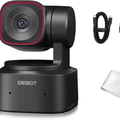 PC AI 추적용 OBSBOT Tiny 2 Lite 4K 웹캠 12 센서가 장착된 PTZ 스트리밍 카메라 60 FPS HDR 마이크 웹 카메라 788,340원
