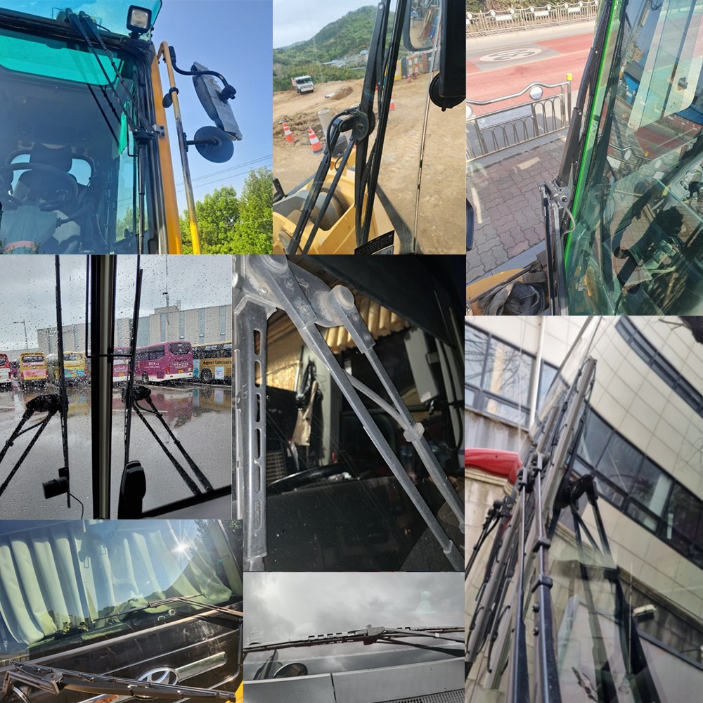 대원 대형 와이퍼(볼트형) 지게차 포크레인 굴삭기 불도저 35,000원