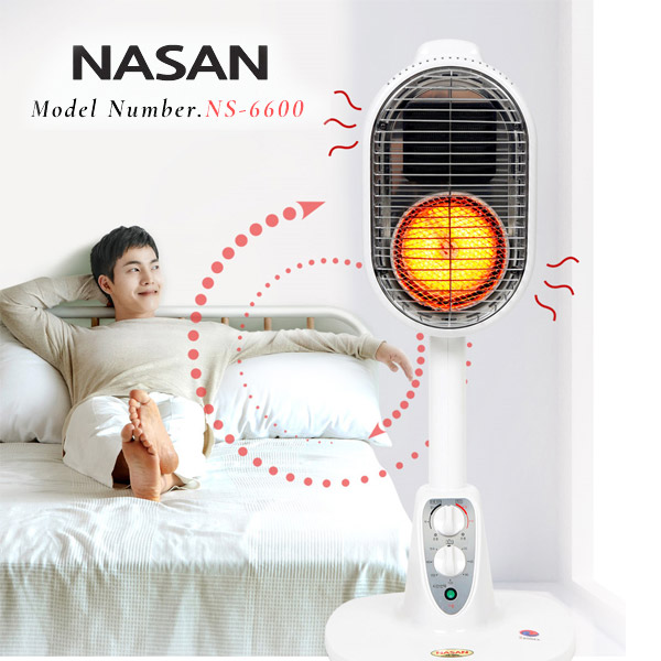 나산 가습형 온풍히터 3 in 1 히터+온풍기+가습기 자연순환 빠른난방 NS-6600 169,000원