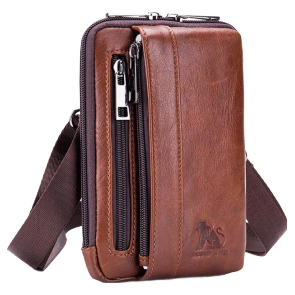 제이콥스타일 천연가죽 에릭 멀티백 핸드폰가방 허리 미니 크로스백 남자 폰 크로스 가방 벨트 케이스 소가죽 지갑 여행 휴대폰 가방 32,800원