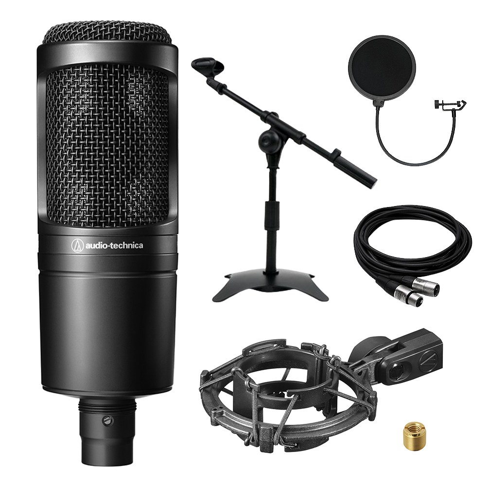 오디오테크니카 AT2020 입문자 홈레코딩 녹음용 콘덴서 마이크 204,510원